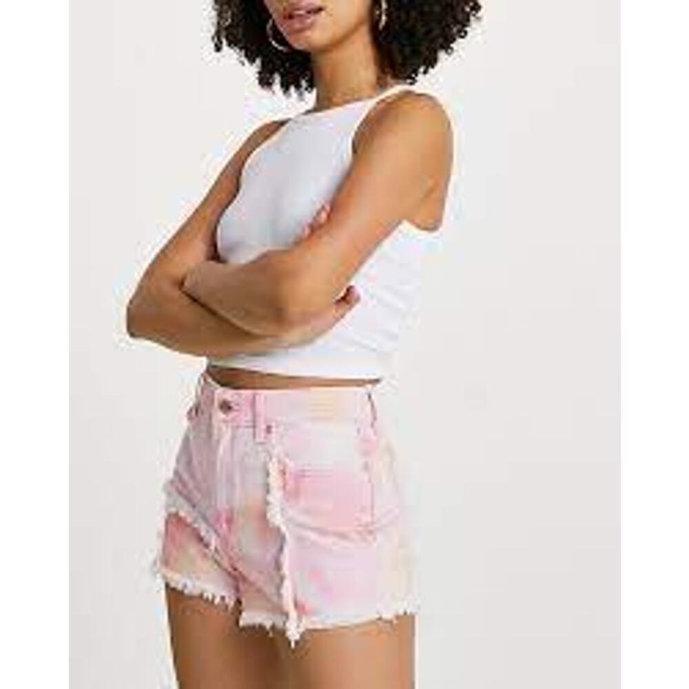 NWOT River Island Space Tie Dye Shorts Size 10